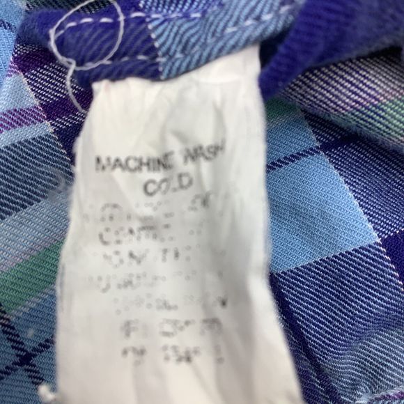 Vineyard Vines Long Sleeve‎ Button Up Lightweight Flannel Whale Shirt Size Small - Picture 6 of 6